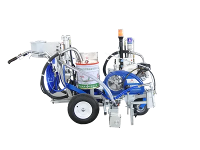 Machine de pulvérisation à mélange interne à deux composants